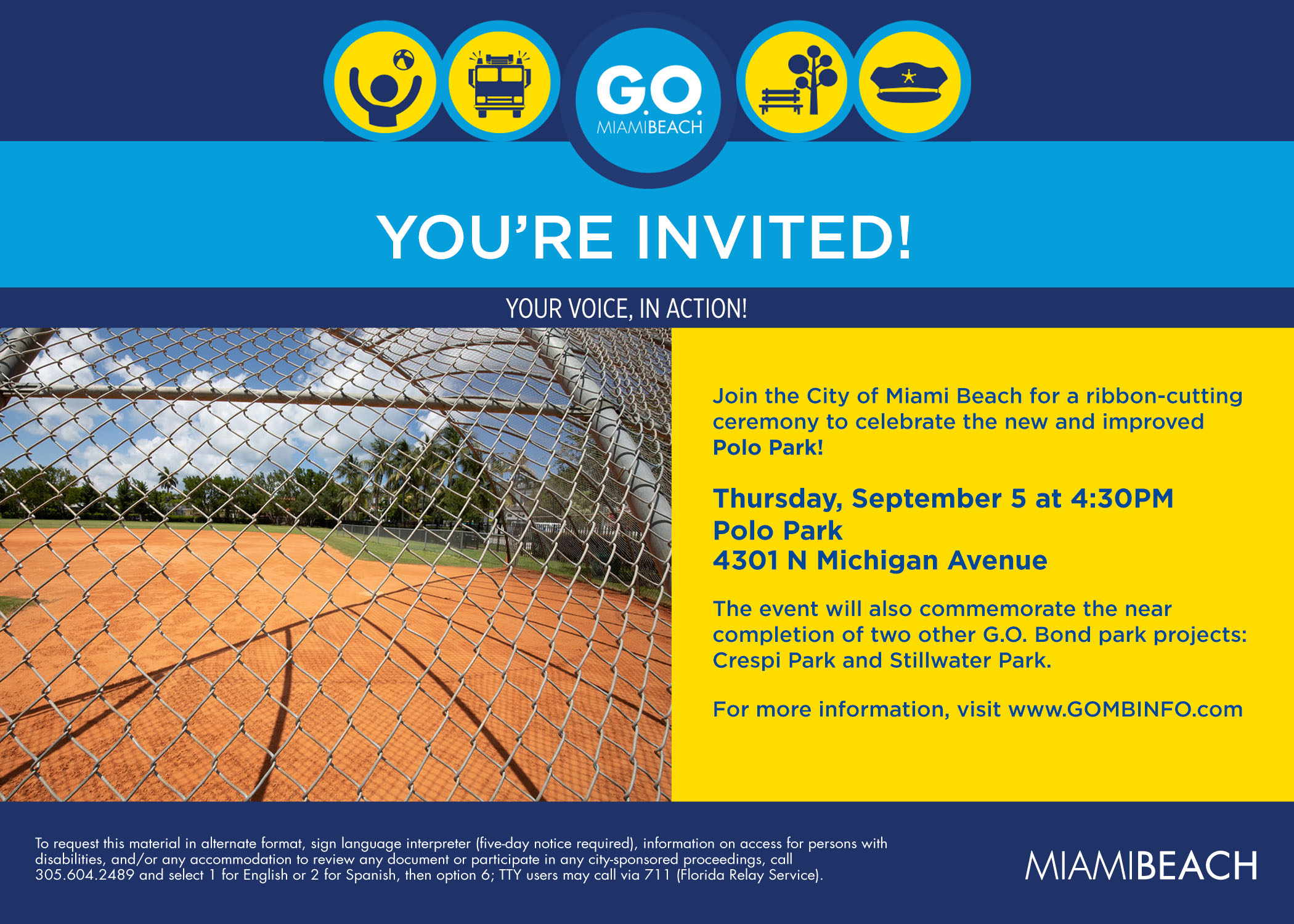 GO Bond Invitation GO Bond Invitation